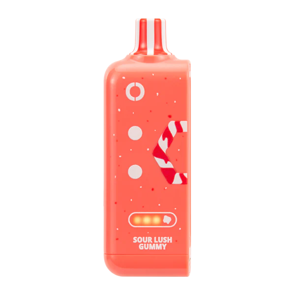 Sour Lush Gummy Off Stamp Sweet Cube Pod 25K - Black Coral